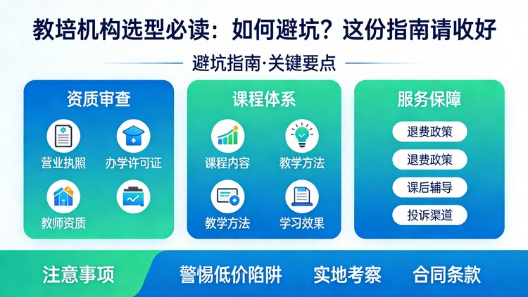 教培机构选型必读：如何避坑？这份指南请收好